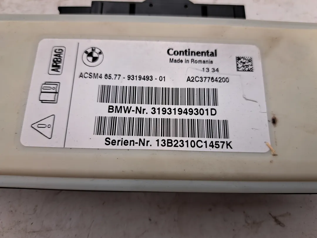 Centralina comando airbag
