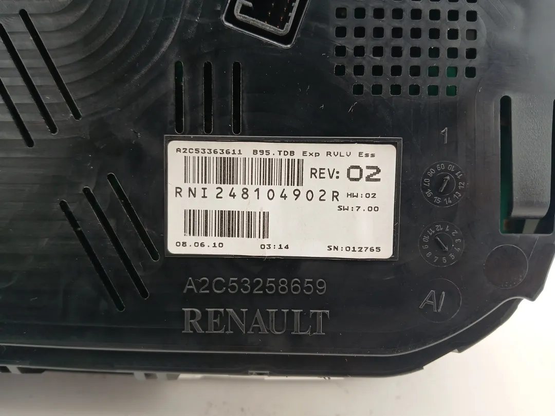 Quadro strumenti contachilometri Quadro strumenti contachilometri