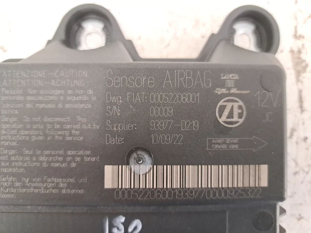 Centralina comando airbag