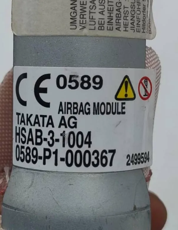 Airbag a Tendina destro